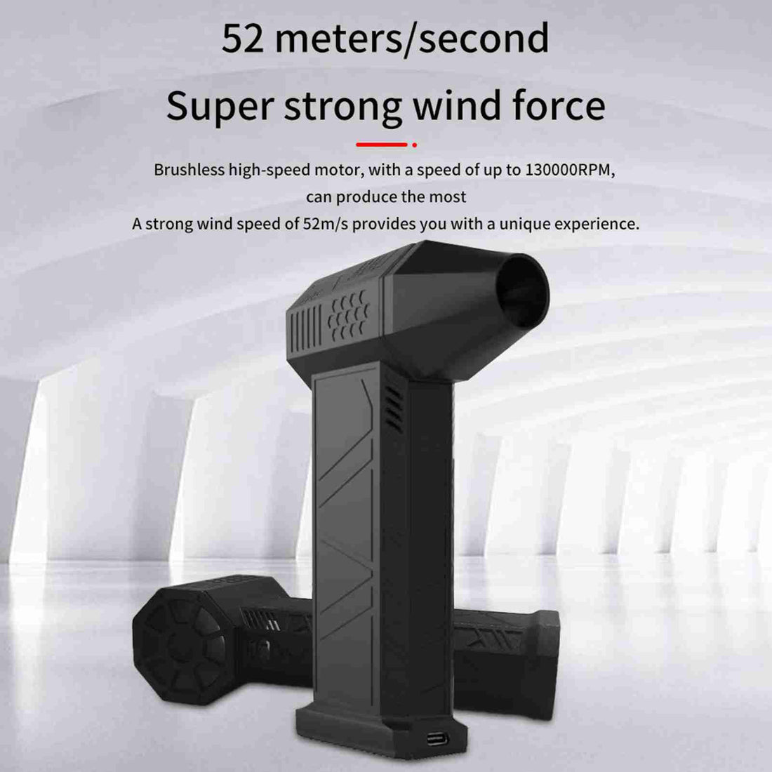 Turbo Fan Silent High Power Jet Fan Brushless Motor Air Duster Fast Recharging Dust Blower Air Blower