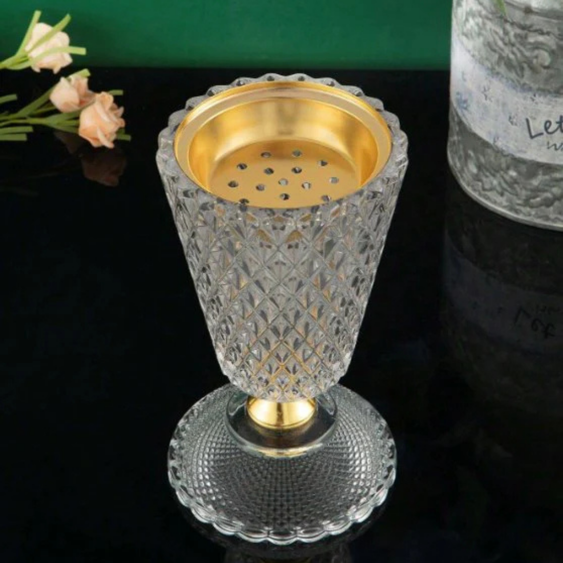 Diamond Wave Incense Burner