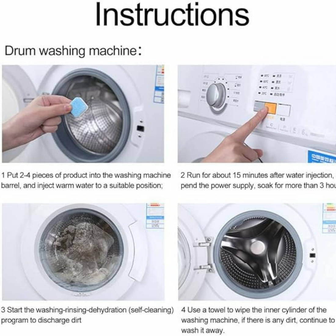 Washing Machine Cleaner (Pack of 12)