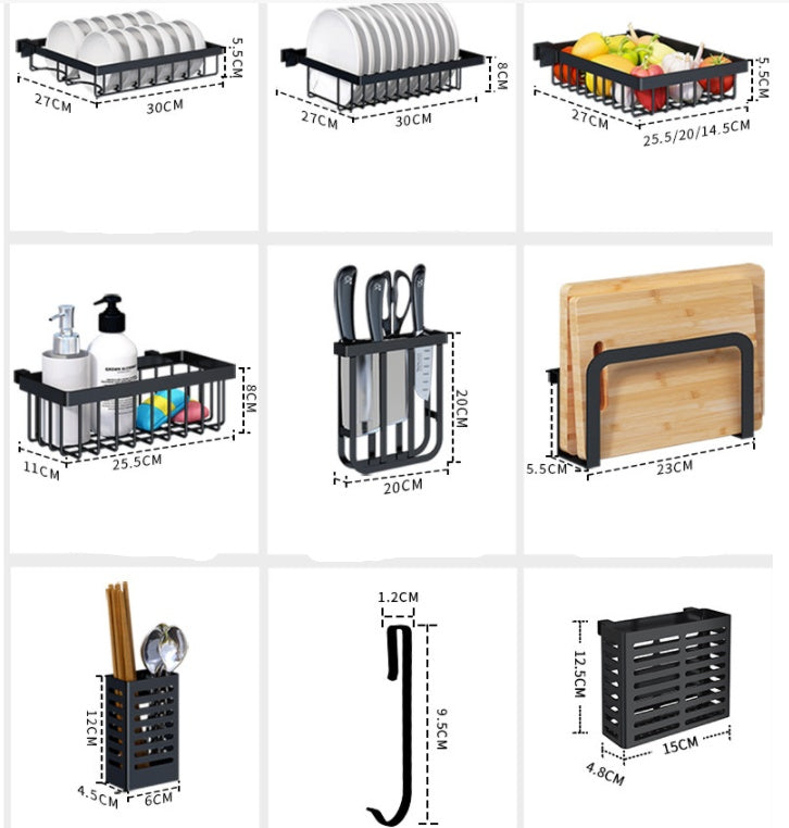 Retractable Sink Dish Drain Storage Rack